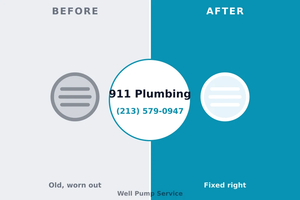 Before and after: plumbing repair Pottsboro, TX